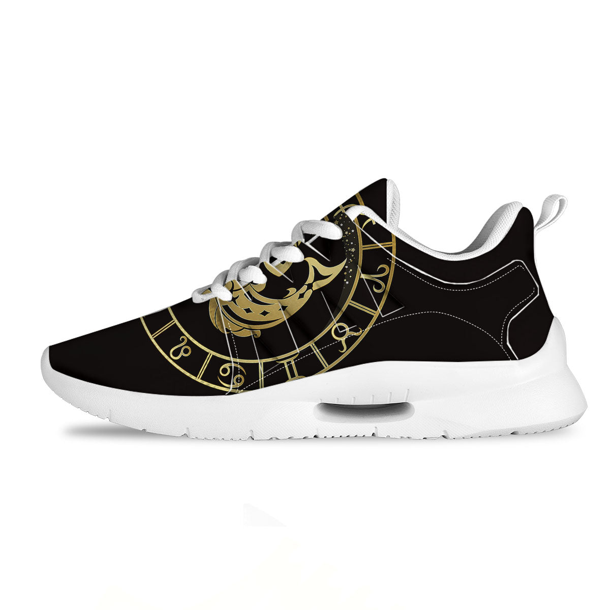 Zodiac Symbols Colorful Print Pattern Tennis Shoes-grizzshop