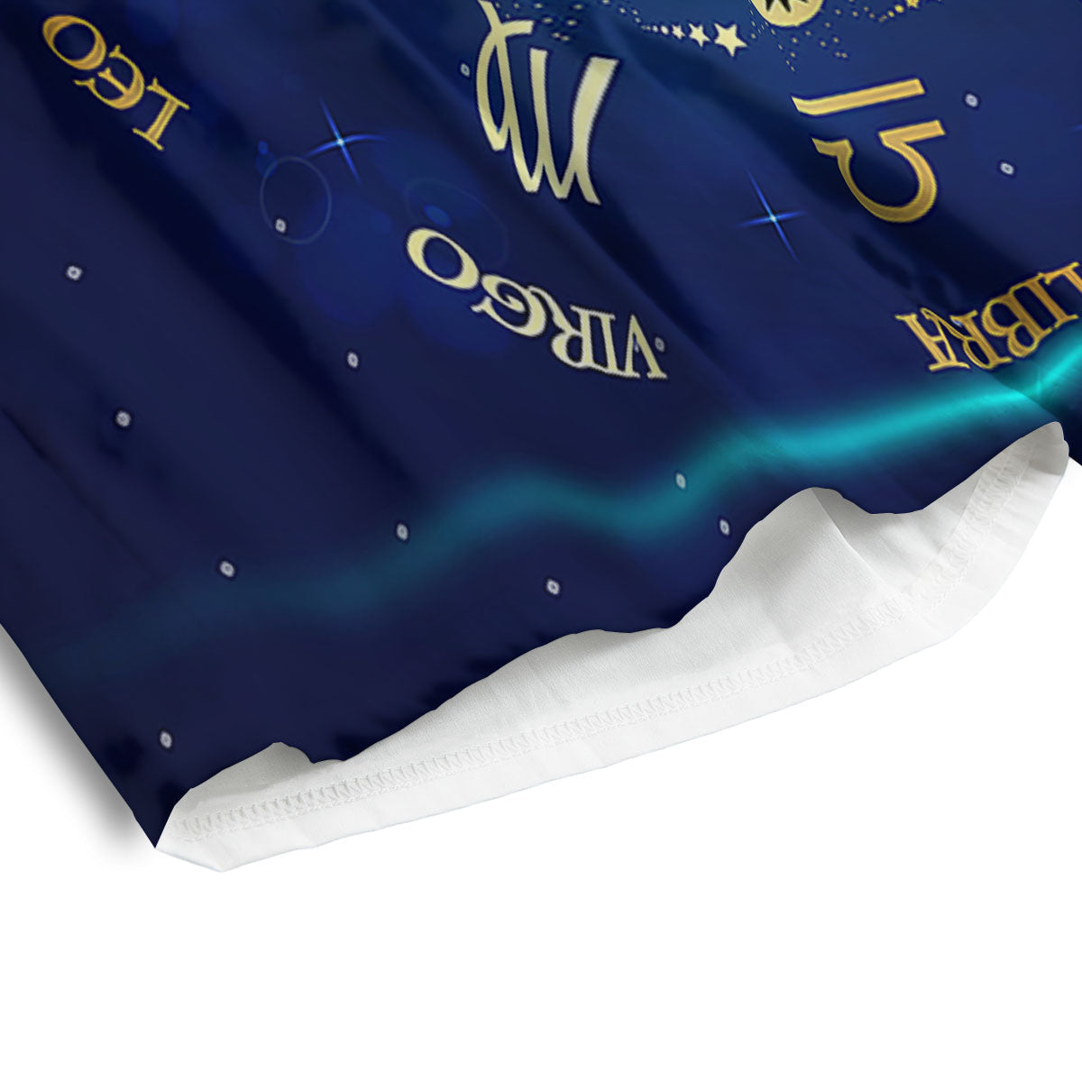 Zombie Crowd Halloween Print Men's Athletic Shorts