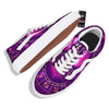 Zodiac Wheel Pink Heart Print Skate Shoes-grizzshop