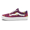 Zodiac Wheel Symbols Print Skate Shoes-grizzshop