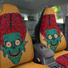 Zombie Big Brain Print Car Seat Covers-grizzshop