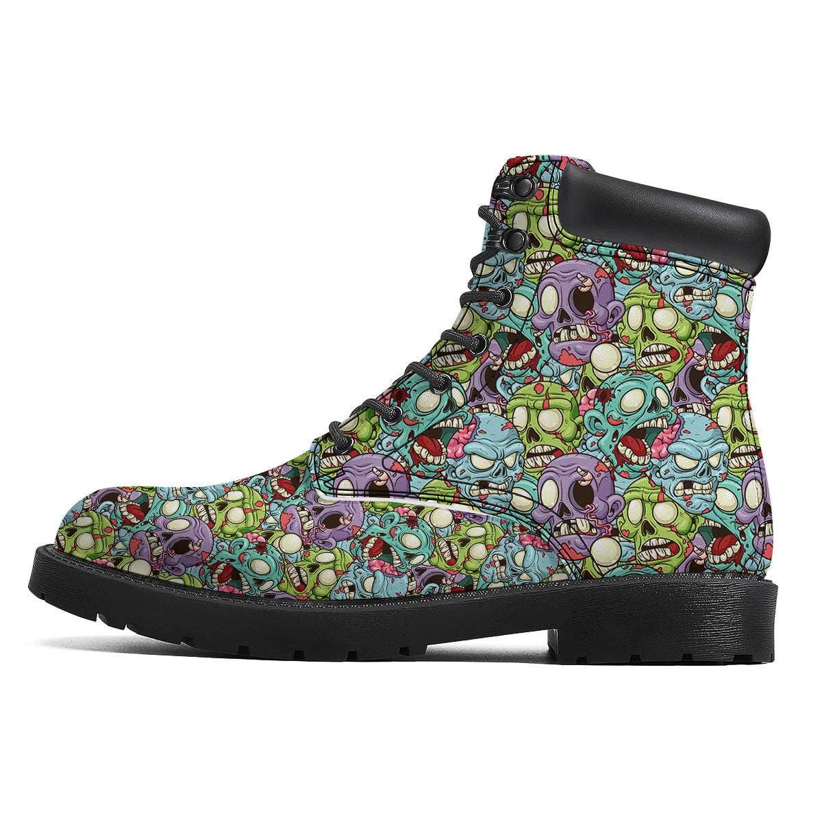 Zombie Bloody Print Pattern Boots-grizzshop