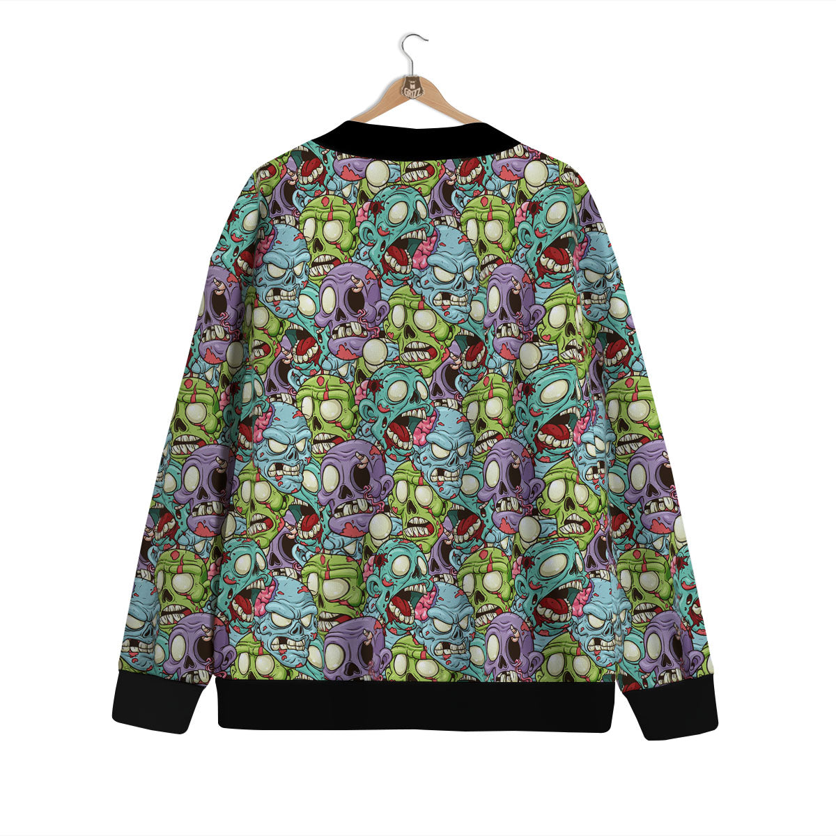 Zombie Bloody Print Pattern Cardigan-grizzshop
