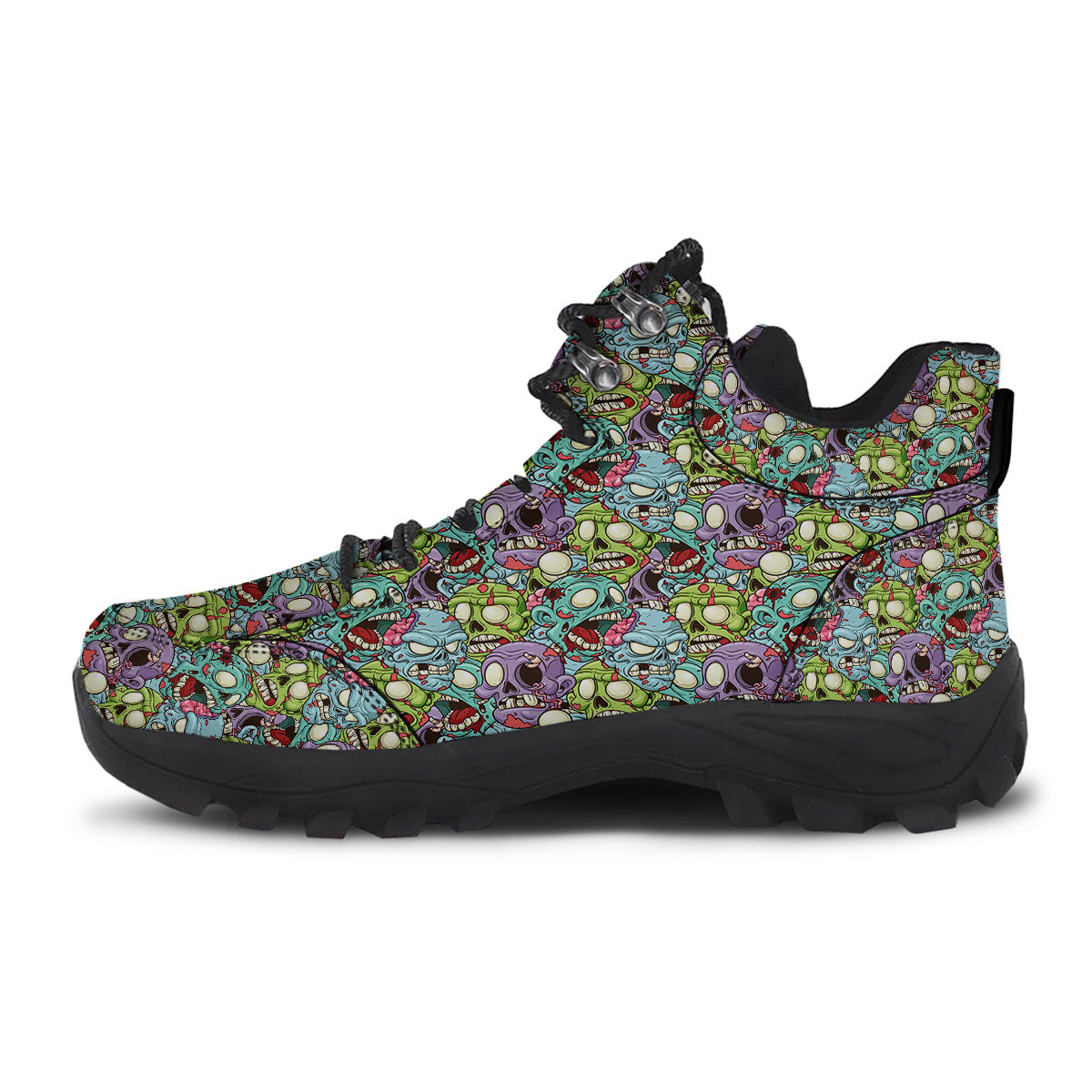 Zombie Bloody Print Pattern Hiking Shoes-grizzshop