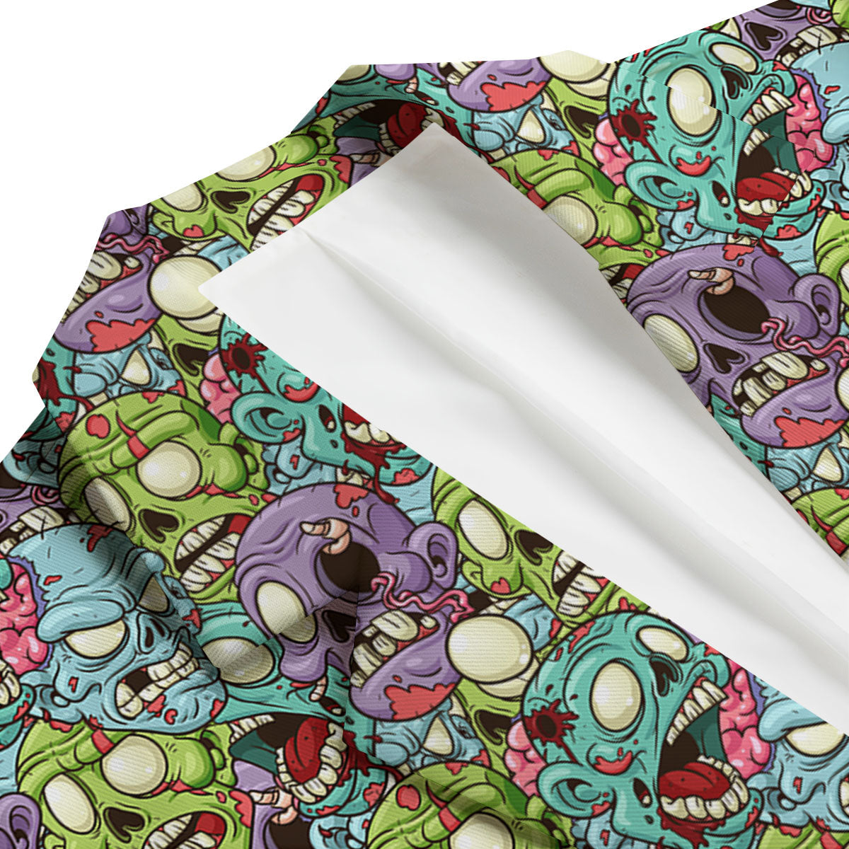 Zombie Bloody Print Pattern Men's Blazer-grizzshop