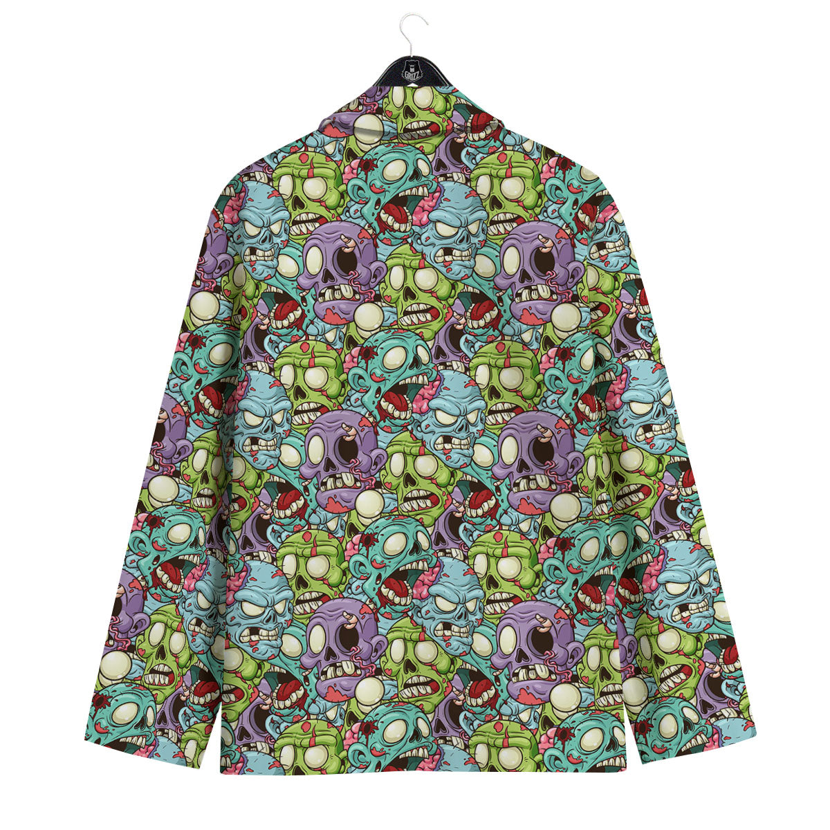 Zombie Bloody Print Pattern Men's Sport Coat-grizzshop