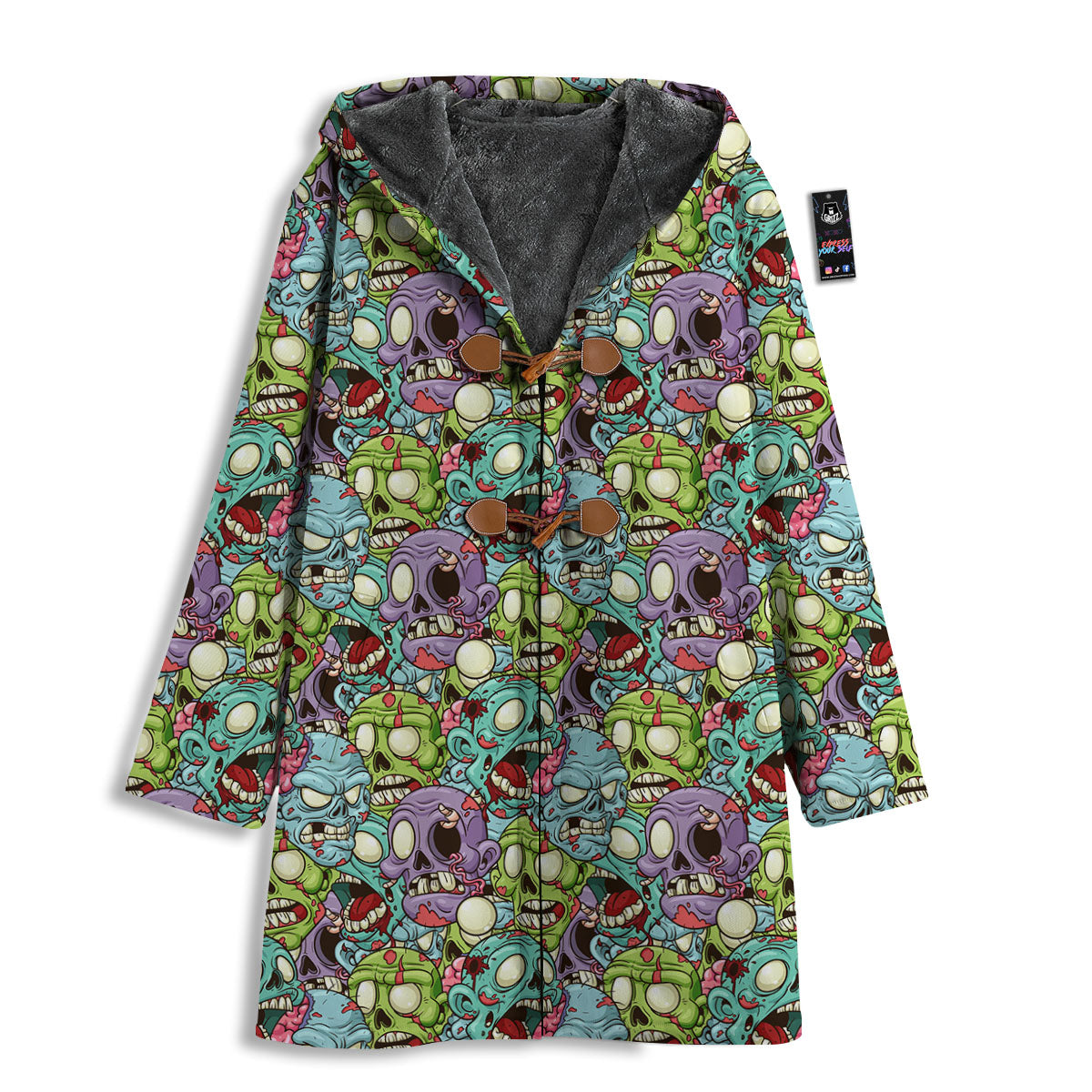 Zombie Bloody Print Pattern Men's Windbreaker Jacket