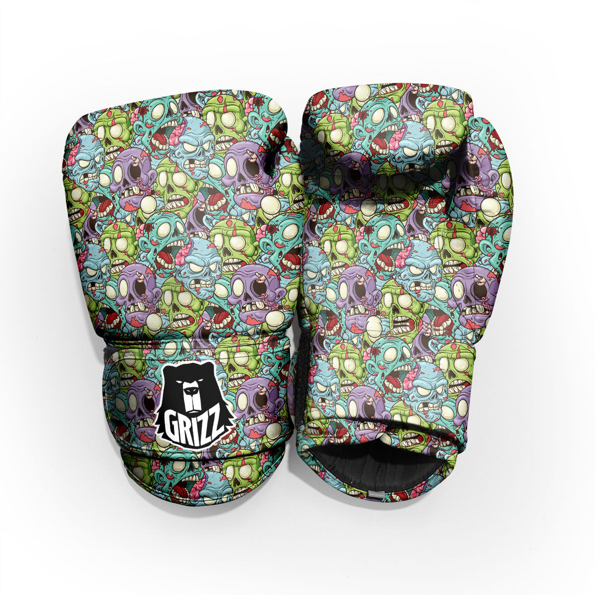 Zombie Bloody Print Pattern Pro Boxing Glove