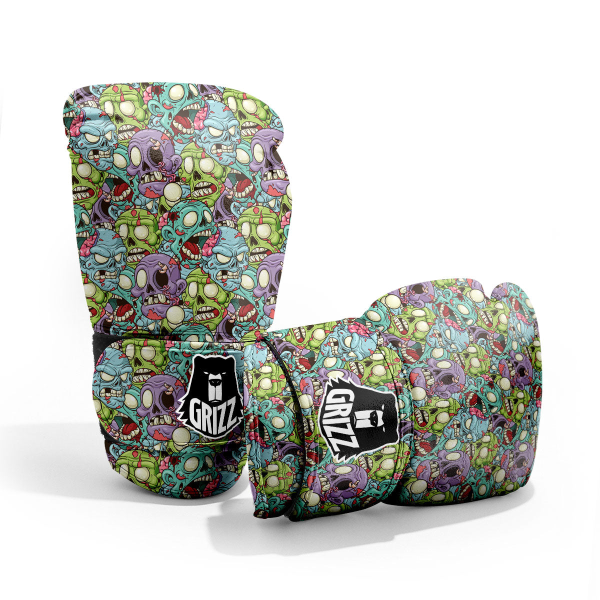 Zombie Bloody Print Pattern Pro Boxing Glove