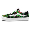 Zombie Brain Halloween Print Skate Shoes-grizzshop