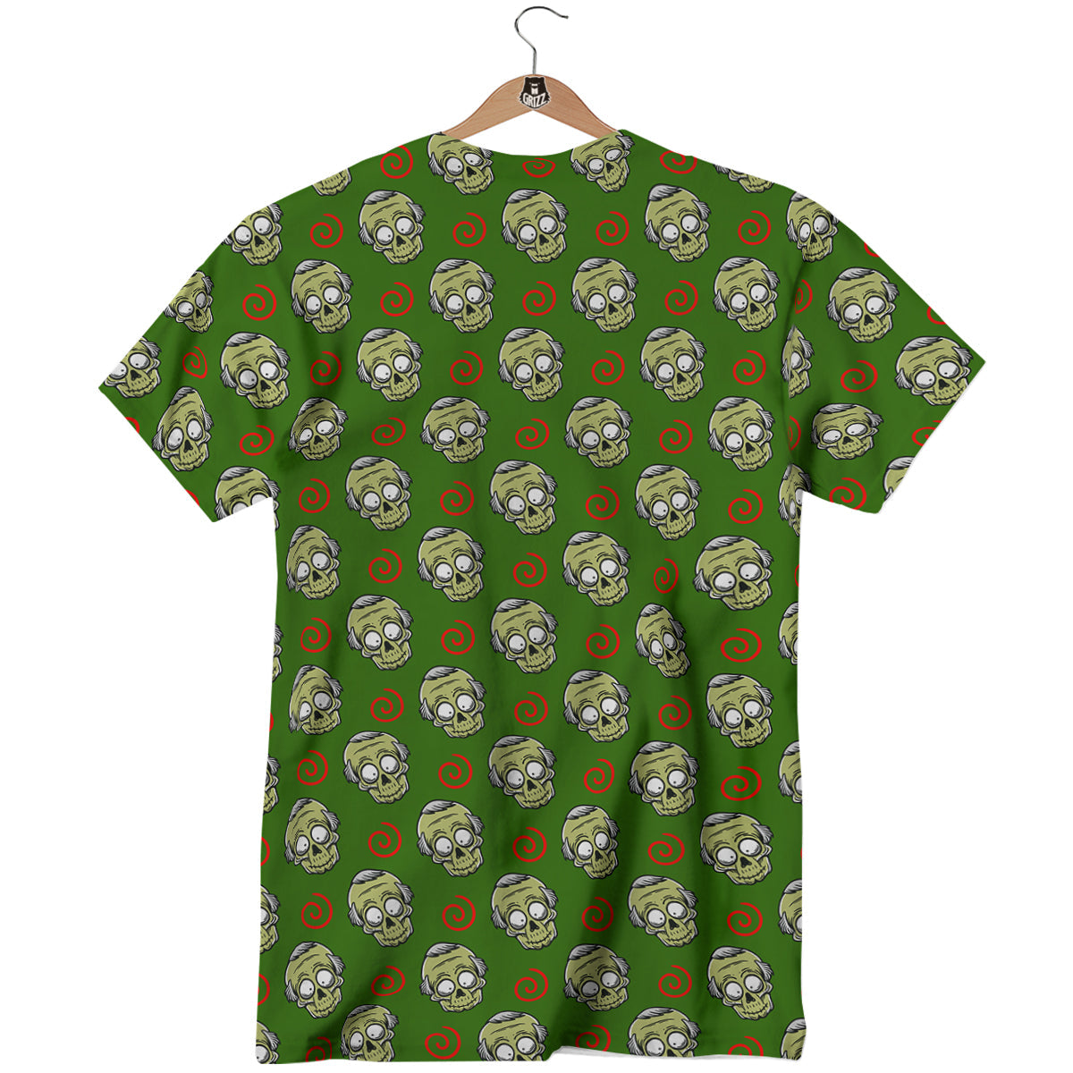 Zombie Cartoon Print Pattern T-Shirt-grizzshop