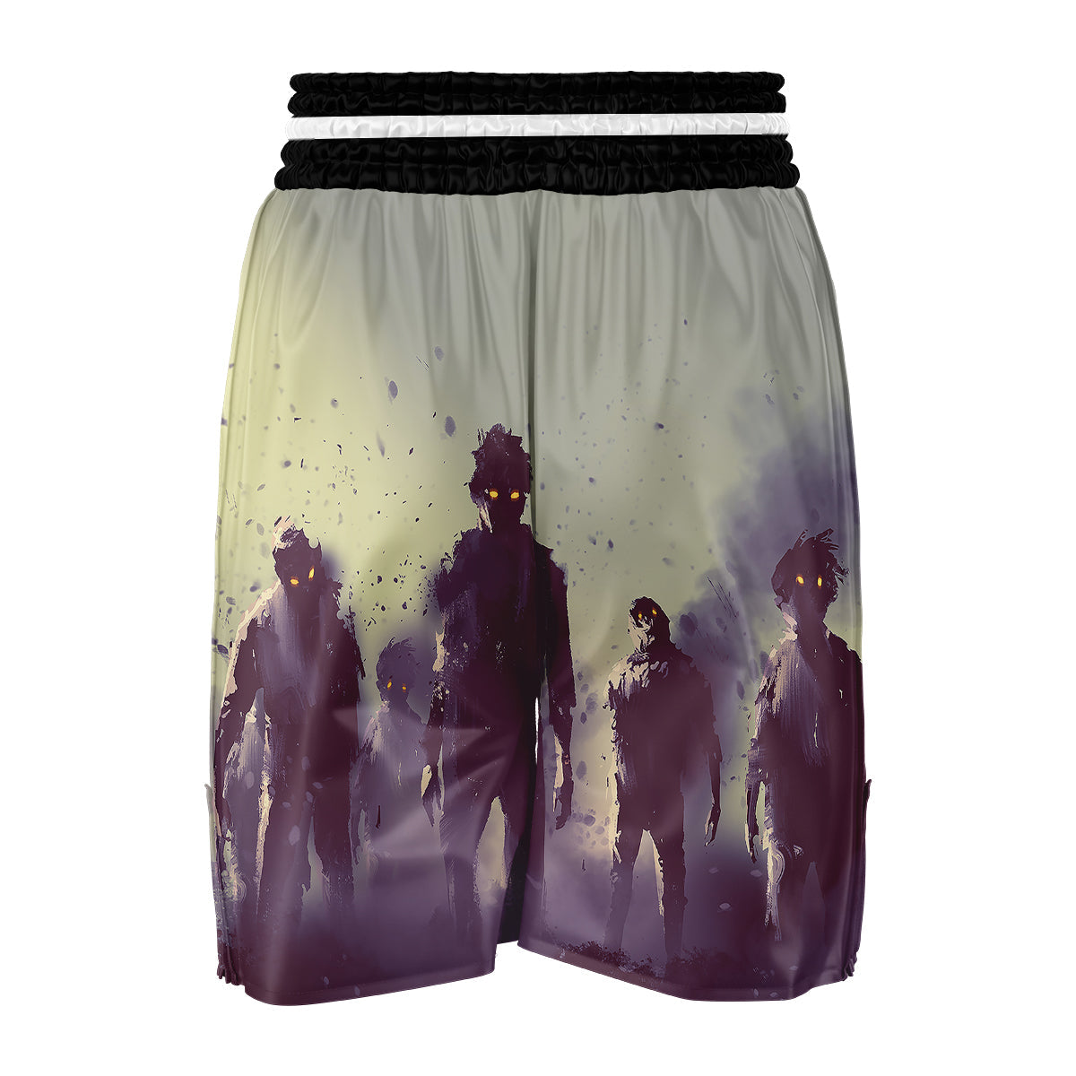 Zombie Crowd Boxing Shorts-grizzshop