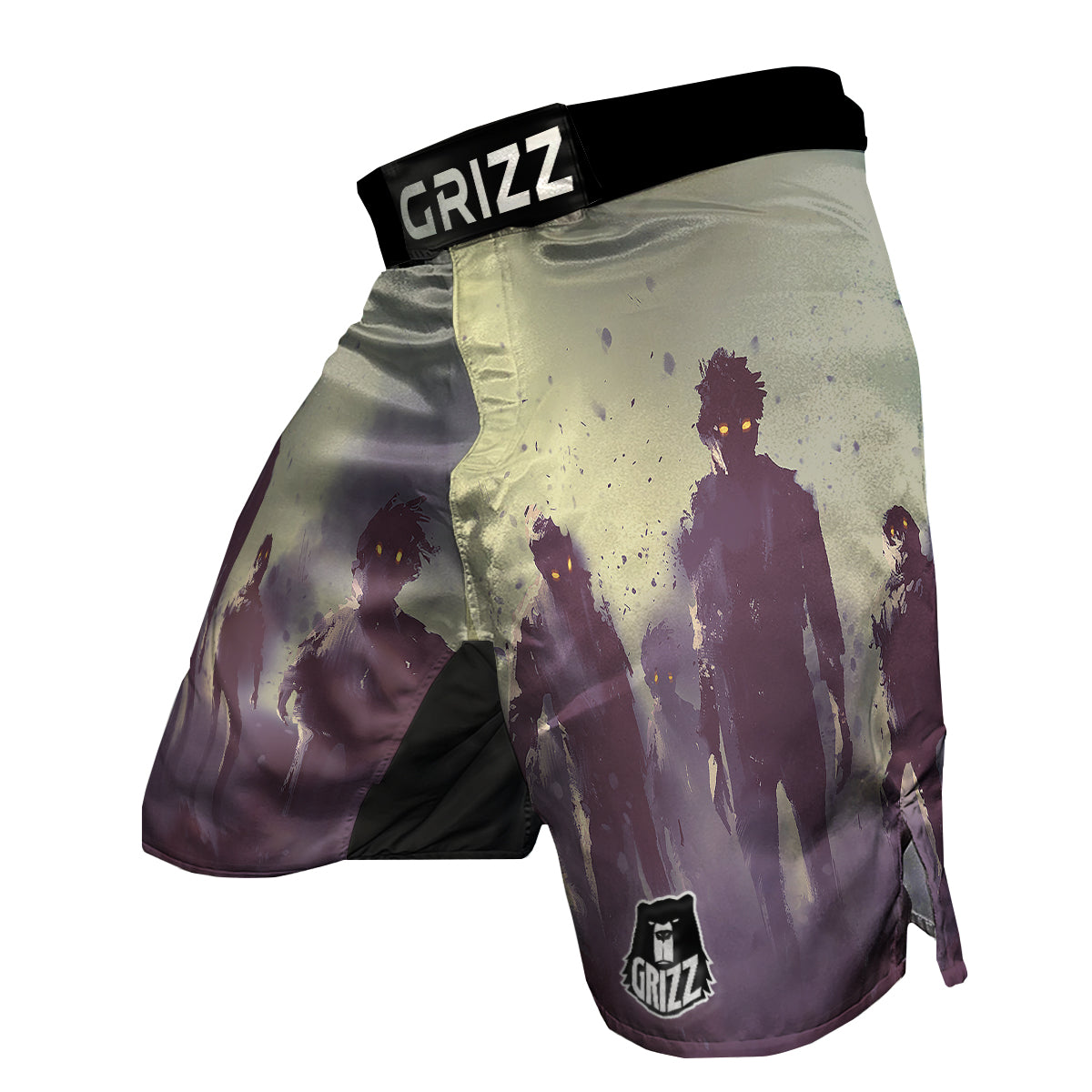Zombie Crowd MMA Shorts-grizzshop