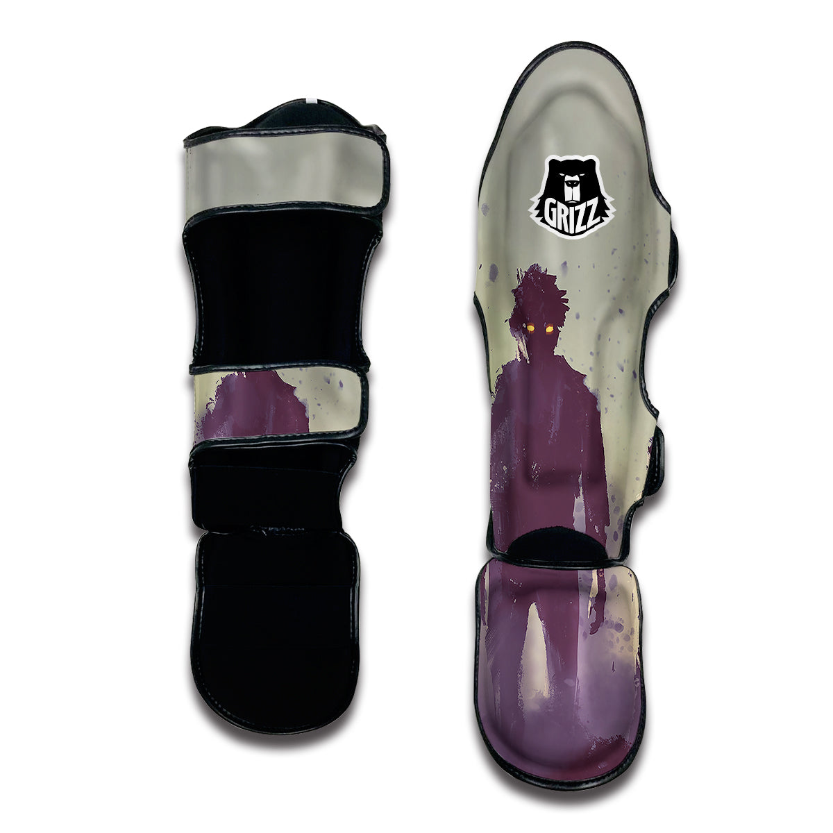 Zombie Crowd Muay Thai Shin Guards-grizzshop