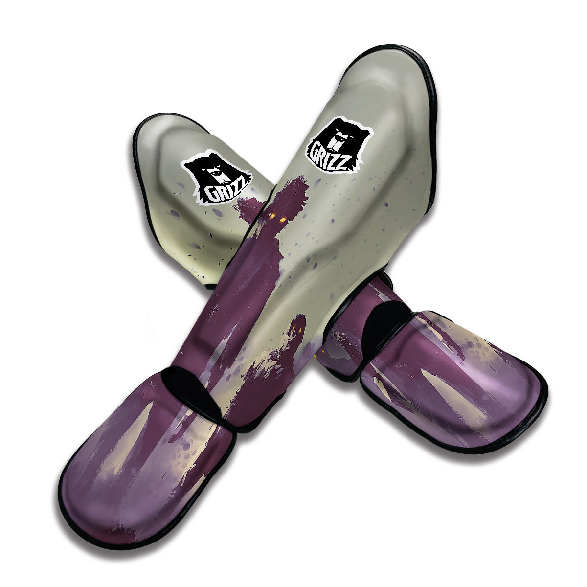 Zombie Crowd Muay Thai Shin Guards-grizzshop