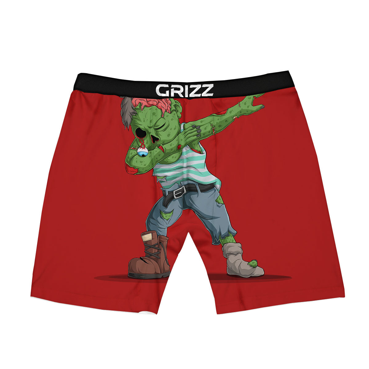 Zombie Dap Print Boxer Briefs-grizzshop