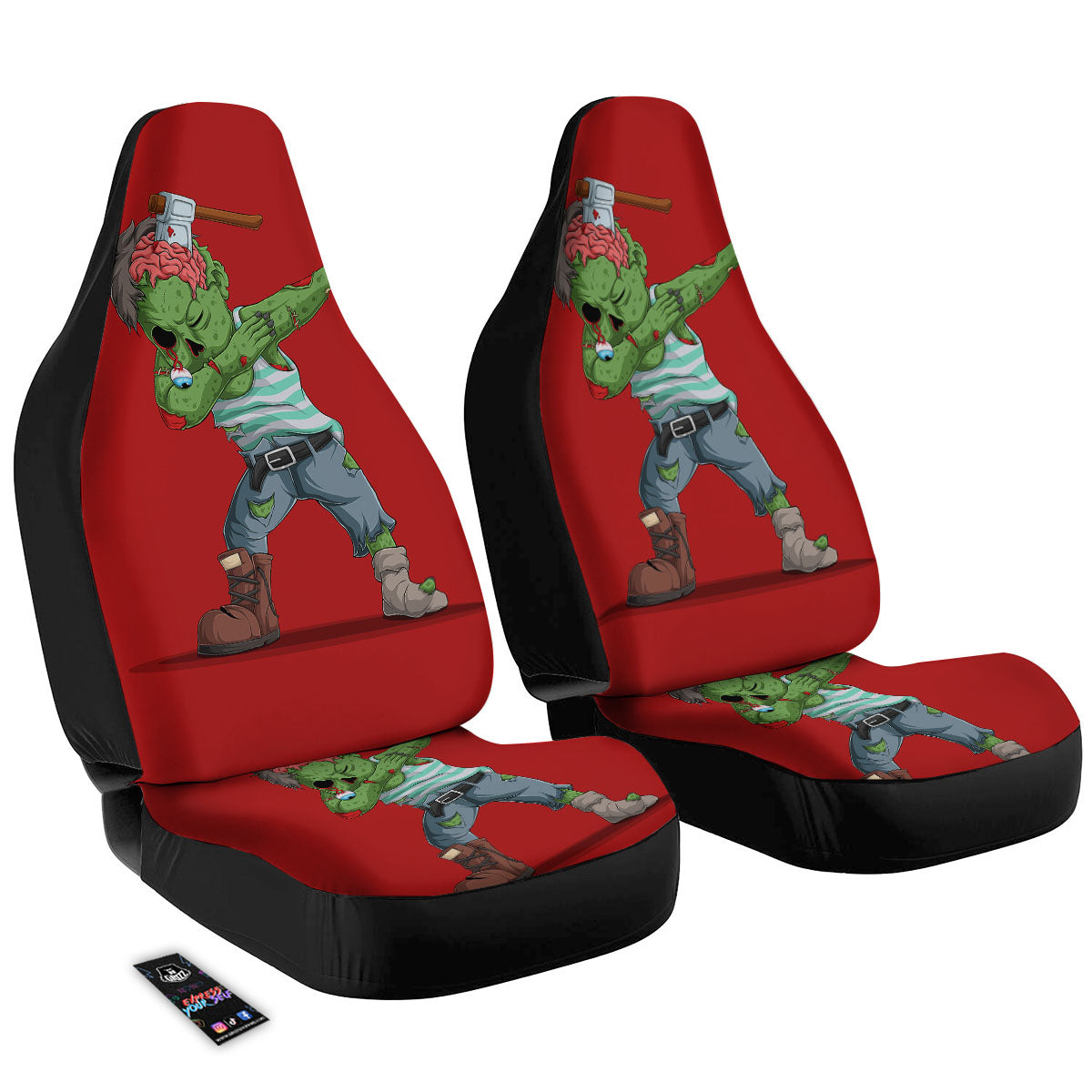 Zombie Dap Print Car Seat Covers-grizzshop