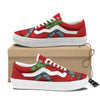 Zombie Dap Print Skate Shoes-grizzshop