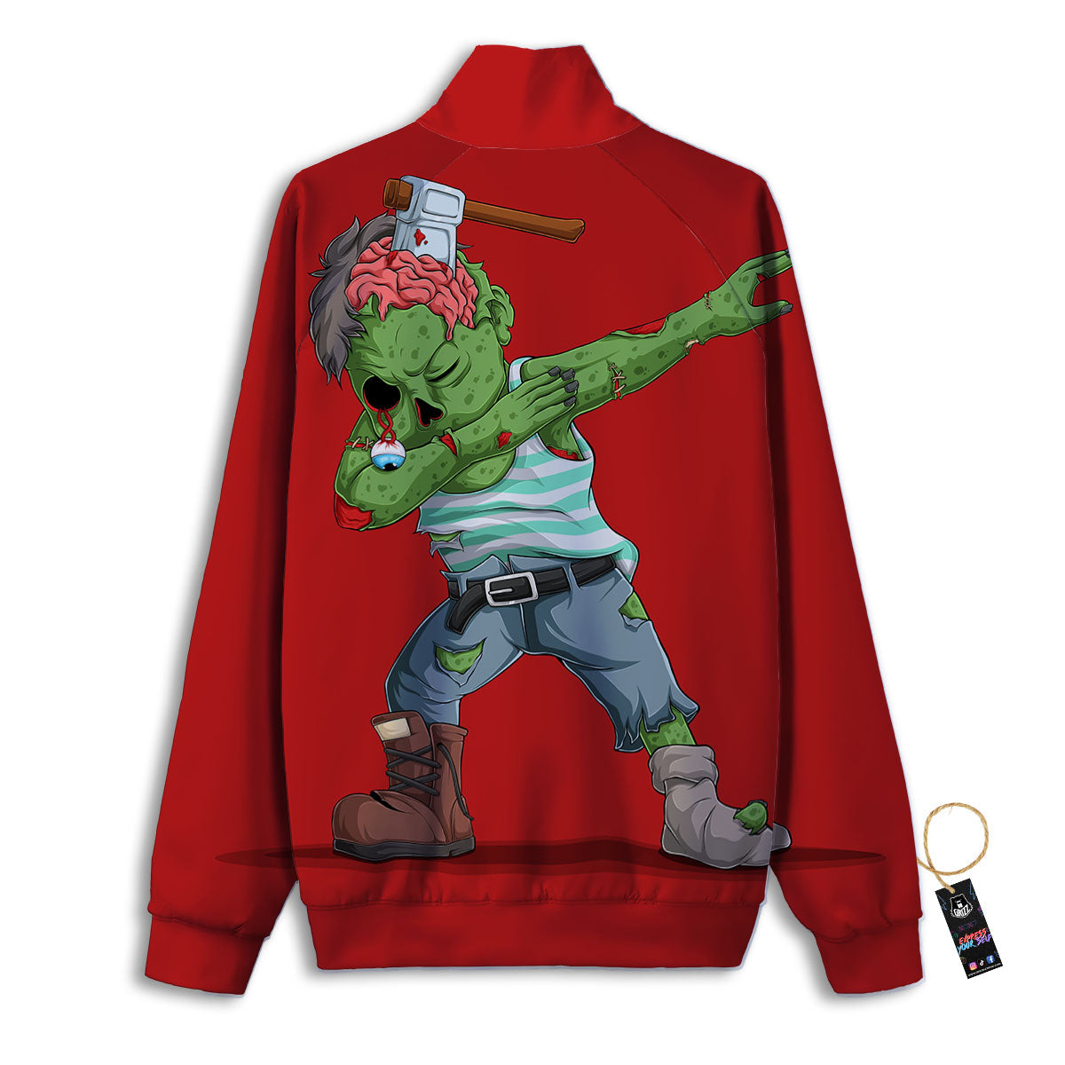 Zombie Dap Print Track Jacket-grizzshop