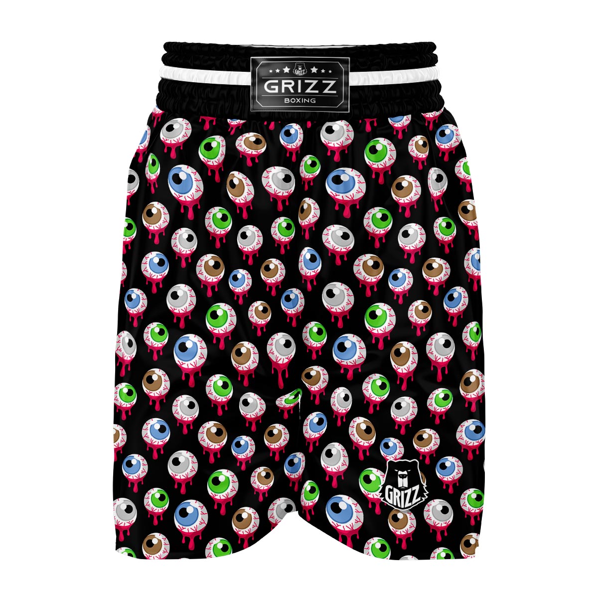 Zombie Eye Boxing Shorts-grizzshop