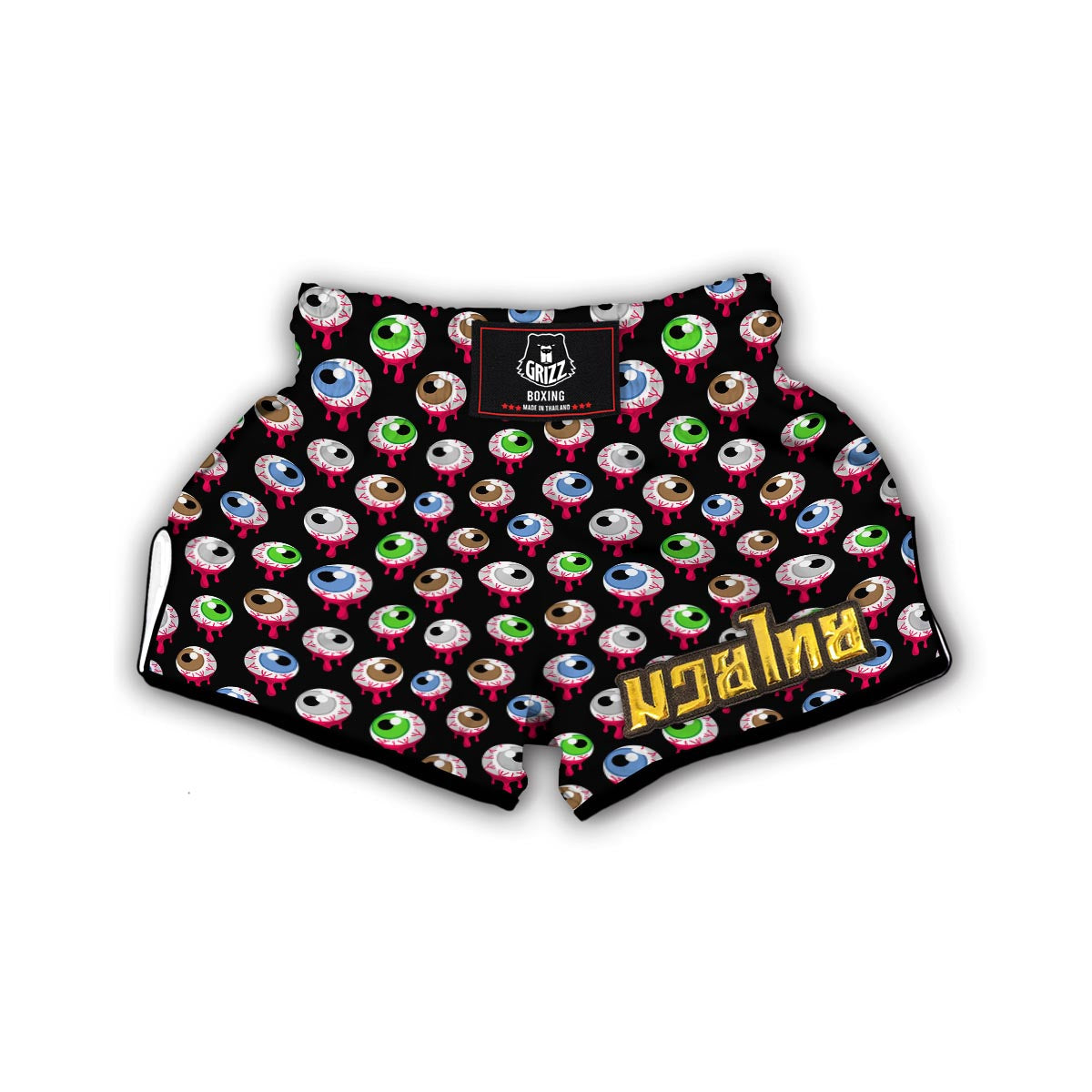 Zombie Eye Muay Thai Boxing Shorts-grizzshop