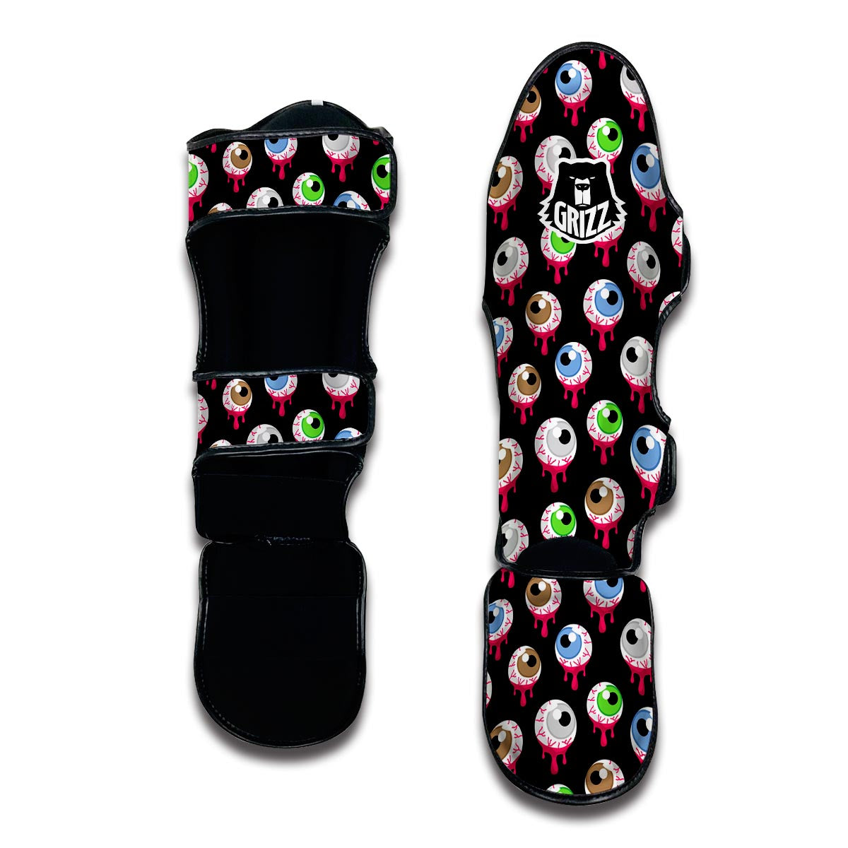 Zombie Eye Muay Thai Shin Guards-grizzshop