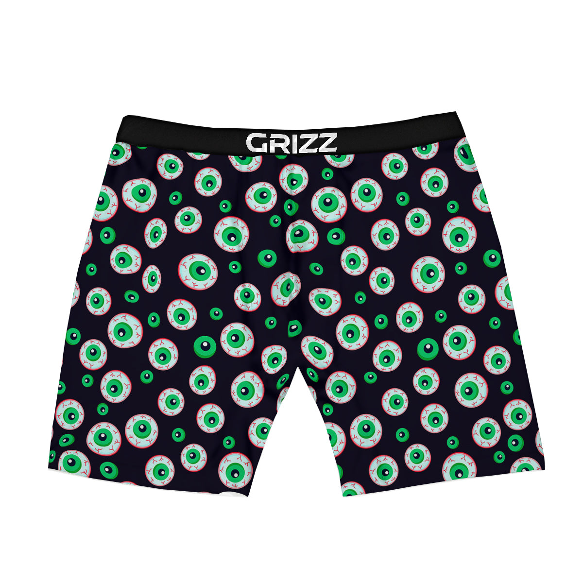 Zombie Eyeball Print Pattern Boxer Briefs-grizzshop