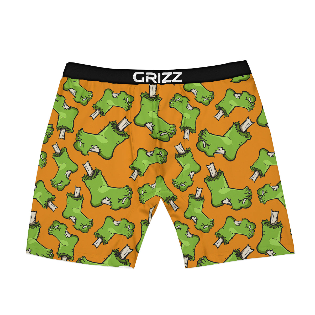 Zombie Foot Print Pattern Boxer Briefs-grizzshop