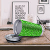 Zombie Green Brain Print Pattern Tumbler-grizzshop