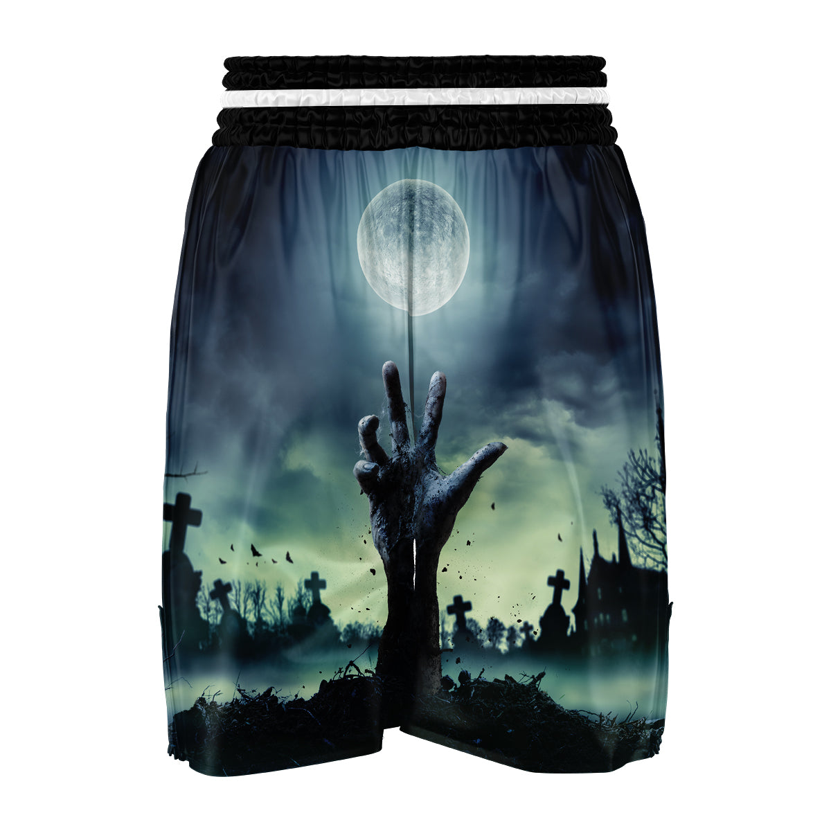 Zombie Hand Boxing Shorts-grizzshop