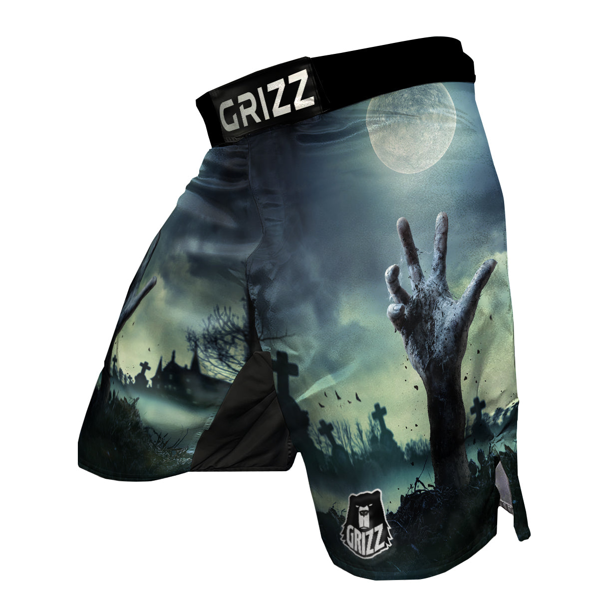Zombie Hand MMA Shorts-grizzshop