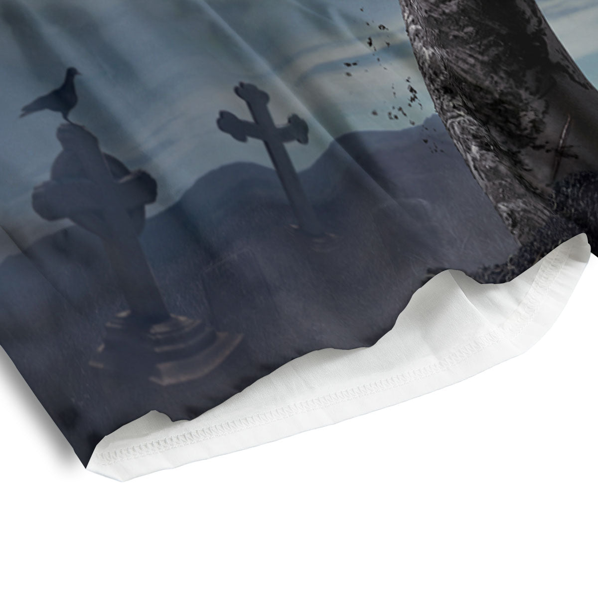 Zombie Hands Halloween Print Men's Athletic Shorts