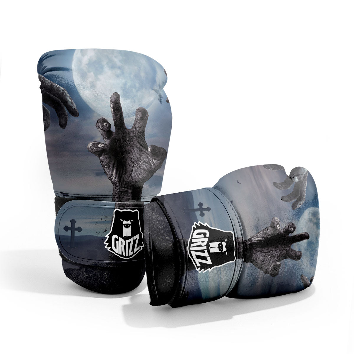 Zombie Hands Halloween Print Pro Boxing Glove