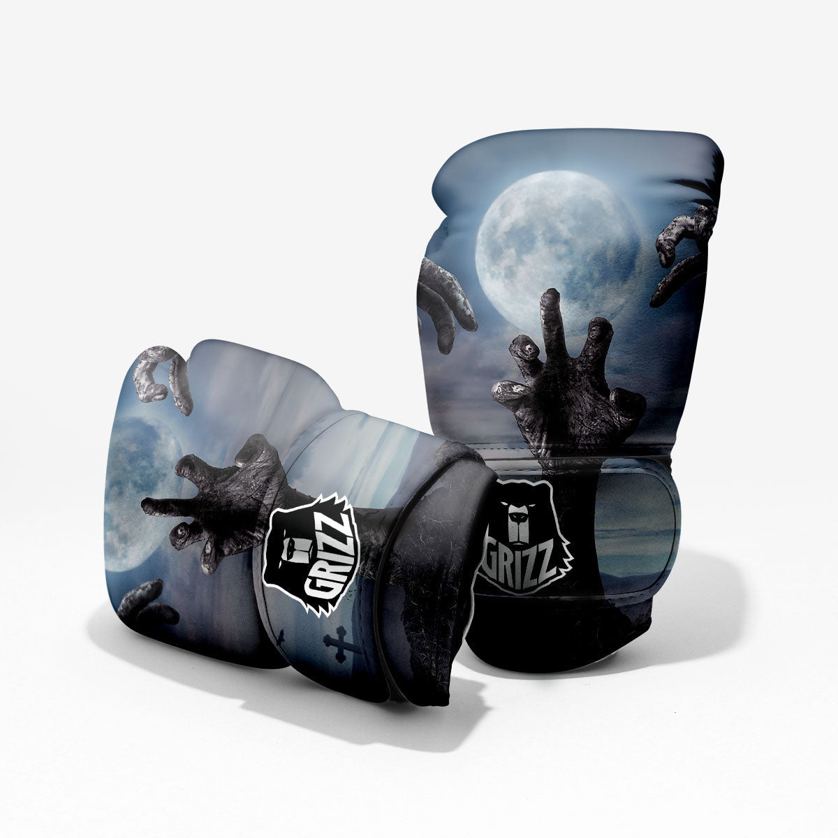 Zombie Hands Halloween Print Pro Boxing Glove