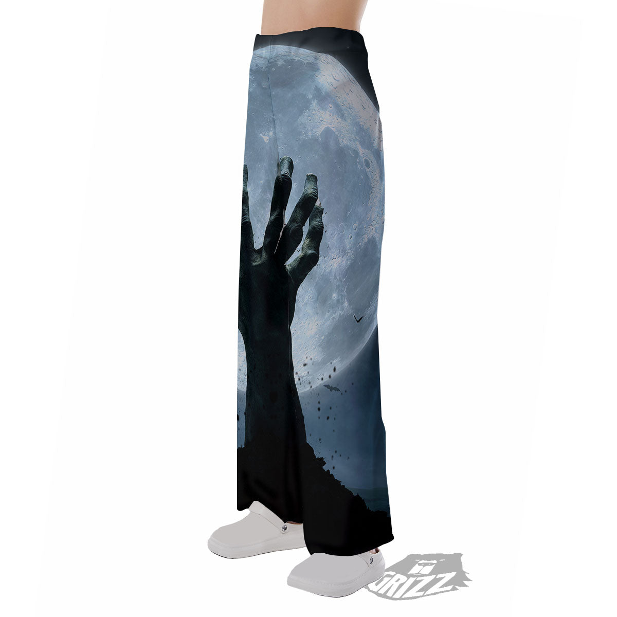 Zombie Hands Scary Print Pajama Pants-grizzshop