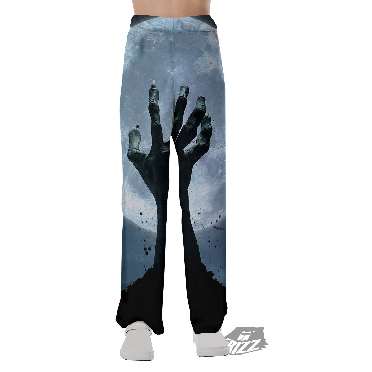 Zombie Hands Scary Print Pajama Pants-grizzshop