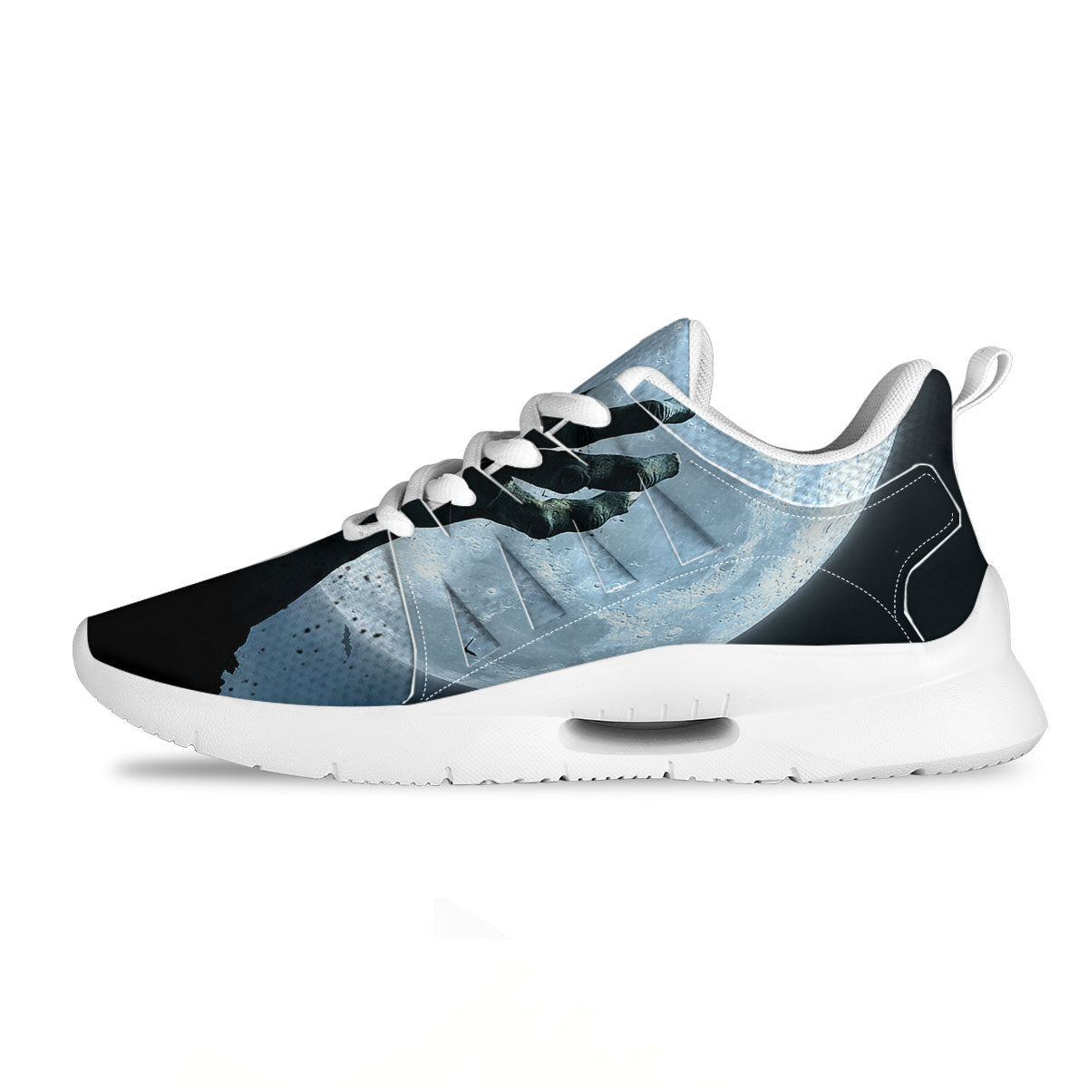Zombie Hands Scary Print Tennis Shoes-grizzshop
