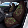 Zombie Walking Green Print Car Seat Covers-grizzshop