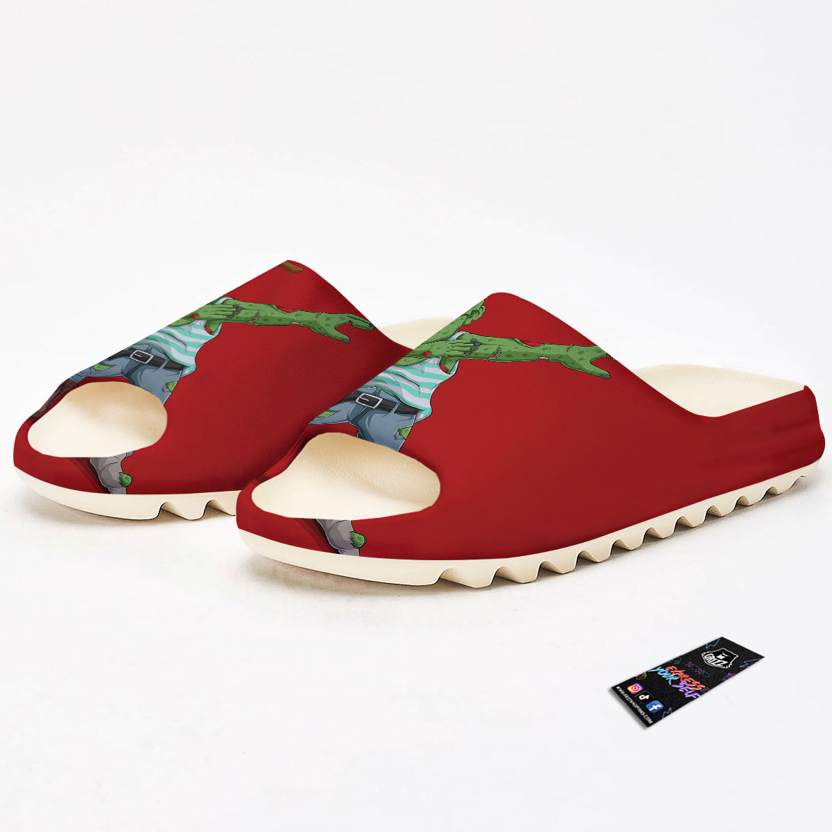 Zombie Dap Print Sandals-grizzshop