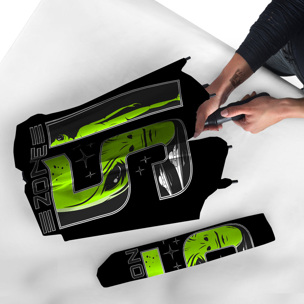 Zone 51 Alien And UFO Print Umbrella-grizzshop