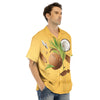 3D Coconut Print Men's Hawaiian Shirt-grizzshop