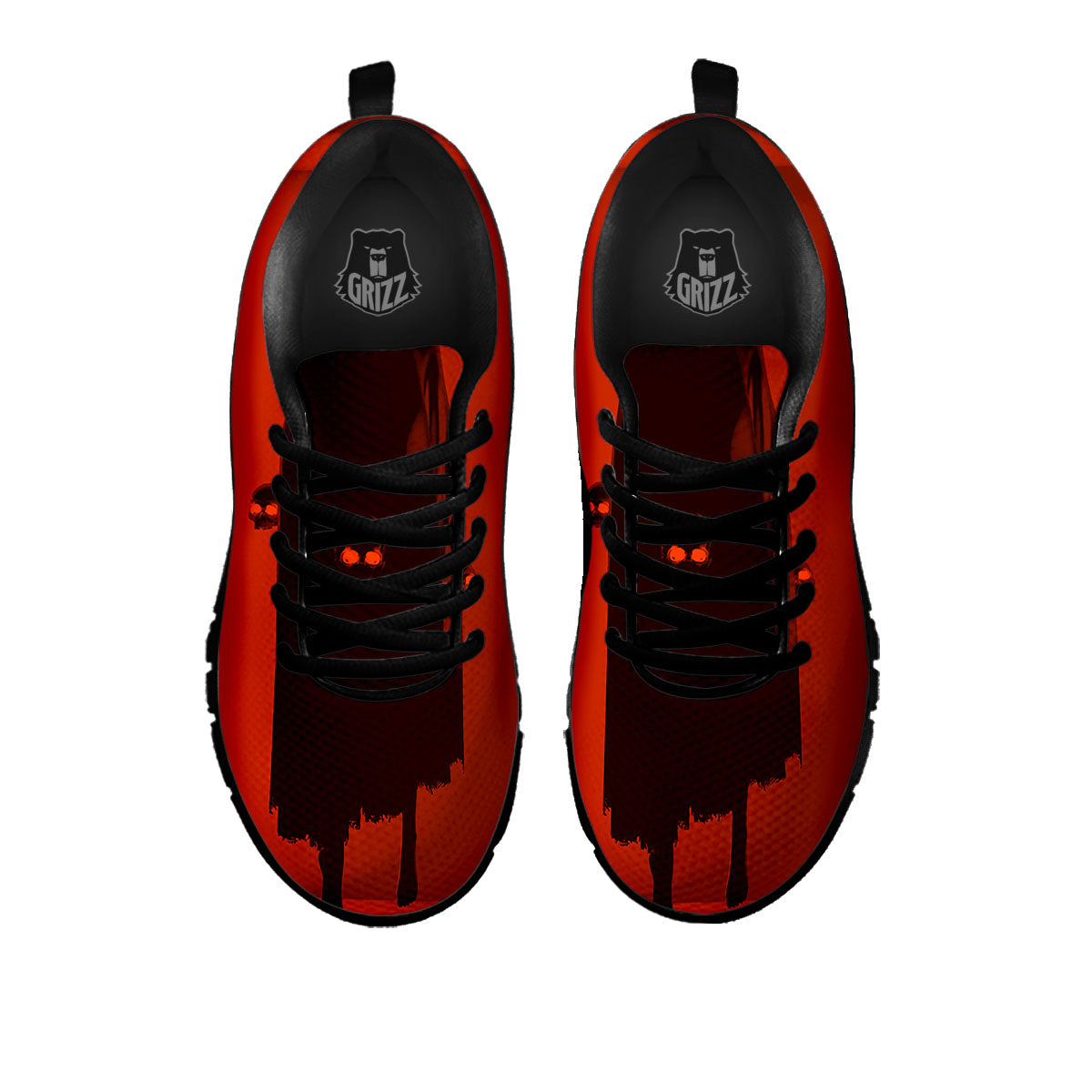 3D Ghost In The Darkness Print Black Sneaker-grizzshop