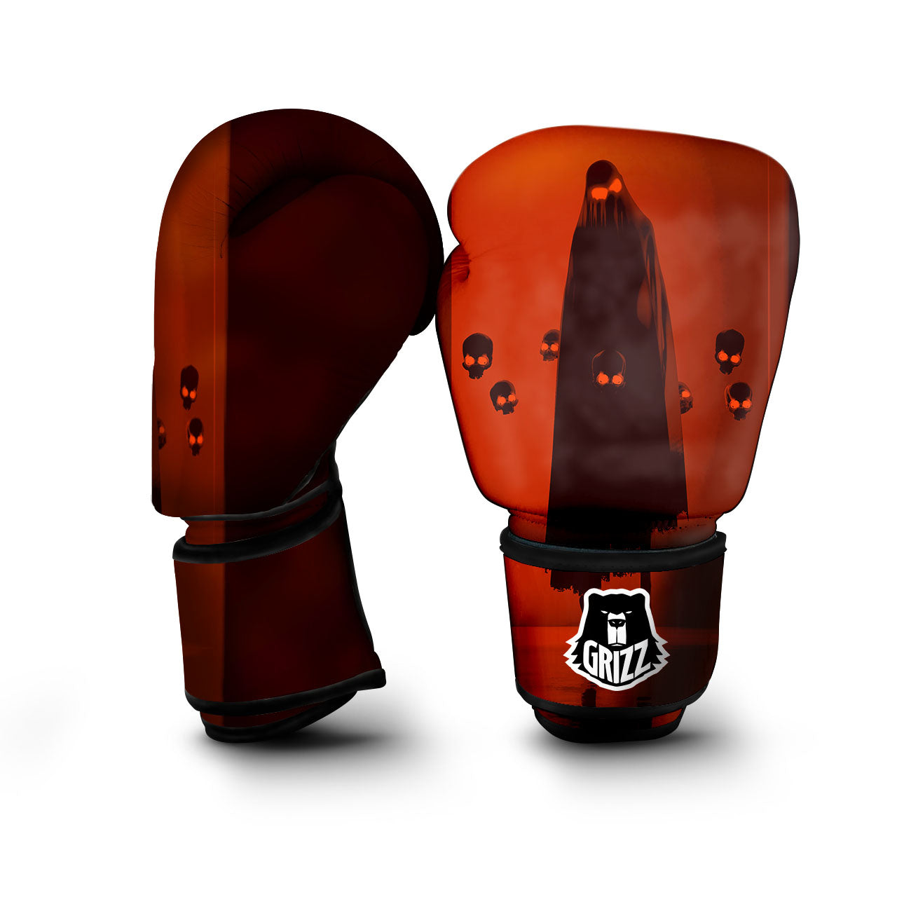3D Ghost In The Darkness Print Boxing Gloves-grizzshop