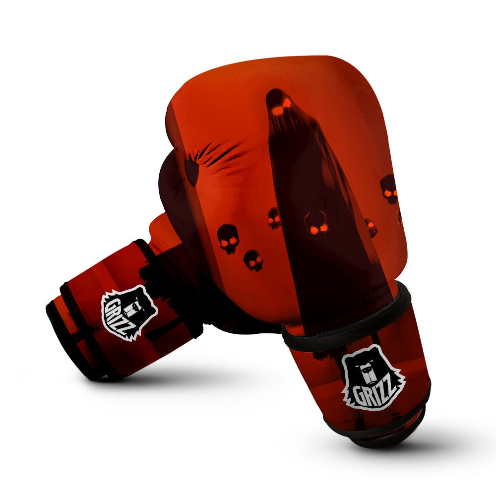 3D Ghost In The Darkness Print Boxing Gloves-grizzshop