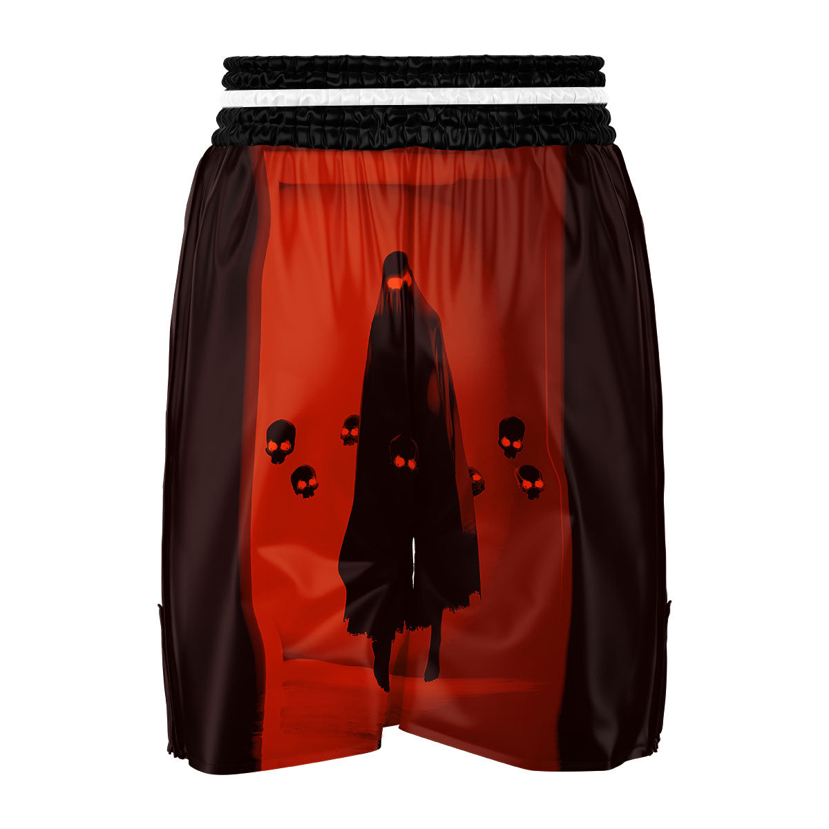 3D Ghost In The Darkness Print Boxing Shorts-grizzshop