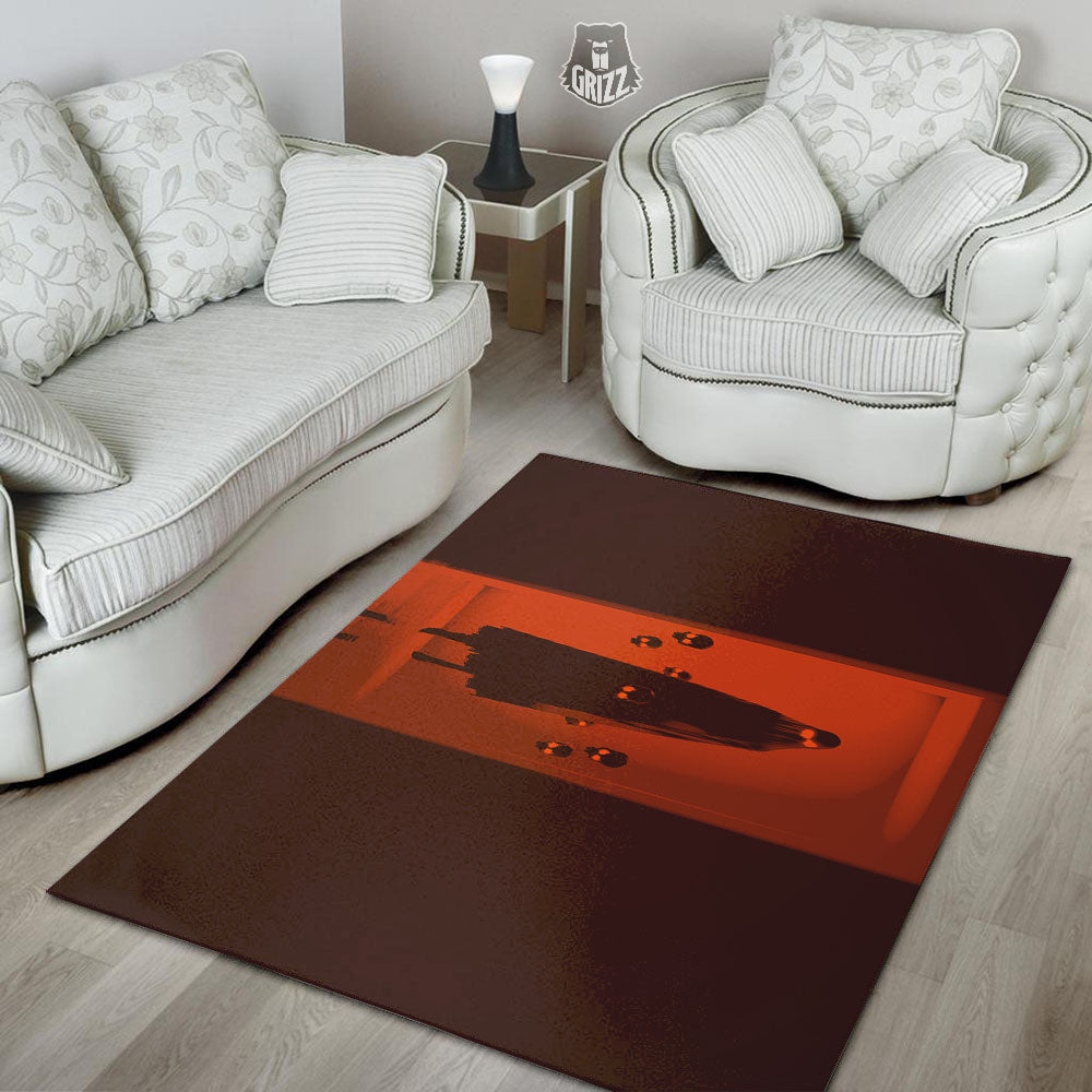 3D Ghost In The Darkness Print Floor Mat-grizzshop