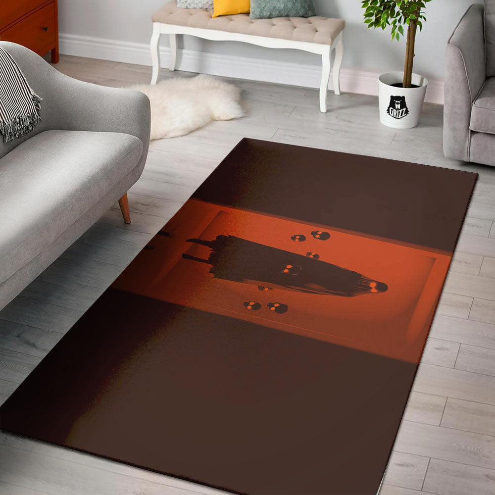 3D Ghost In The Darkness Print Floor Mat-grizzshop