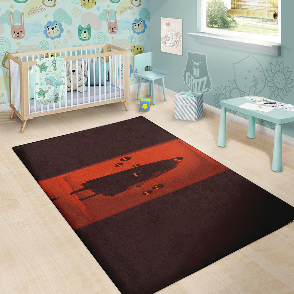 3D Ghost In The Darkness Print Floor Mat-grizzshop