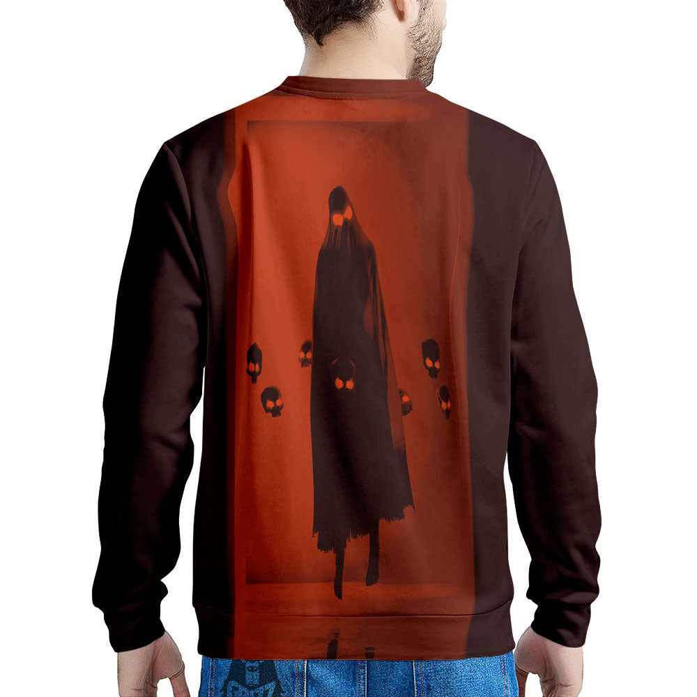 3D Ghost In The Darkness Print Men's Sweatshirt-grizzshop