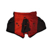 3D Ghost In The Darkness Print Muay Thai Boxing Shorts-grizzshop